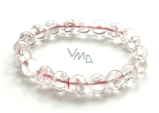 Azeztulite pink bracelet 10mm/16 - 17cm high frequency energy