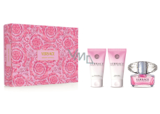 Versace Bright Crystal Eau de Toilette 50 ml + Shower Gel 50 ml + Body Lotion 50 ml, gift set for women