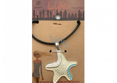 Albi Jewellery necklace cord black Starfish 1 piece