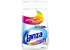 Lanza Fresh & Clean Color washing powder for coloured laundry preserves the intensity of colours, with a pleasant scent 84 doses 6.3 kg