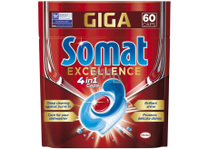 Somat Excellence 4in1 dishwasher tablets 60 pieces