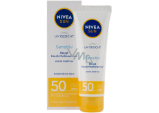 Nivea Sun UV Face Sensitive OF 50 sunscreen for sensitive skin 50 ml