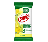 Savo Lemon Disinfectant Cleaning Wipes 30 pieces
