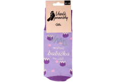 Albi Happy Socks The Best Grandma in the World, universal size 1 pair