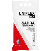 Uniflex Sádra modelářská bílá 3 kg