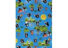 Nekupto Gift wrapping paper 70 x 100 cm Mole blue 1 roll