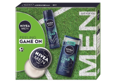 Nivea Men Feeling Game on face, body, and hand cream 150 ml + Nivea Men Ultra Charge antiperspirant spray 150 ml + Nivea Men Ultra Charge shower gel 250 ml, cosmetic set for men