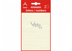 Sheet Self-adhesive letters AZ White + bonus, height 5 mm 2 sheets 17 x 10 cm