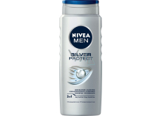 Nivea Men Silver Protect 3in1 shower gel for body, face and hair 500 ml