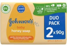 Johnsons Baby Honey toilet soap for children 2 x 90 g, duopack