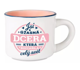 Albi Espresso Mug - You are a wonderful daughter who lit up the world 45 ml