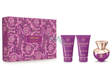 Versace Dylan Purple Eau de Parfum 50 ml + Body Lotion 50 ml + Shower Gel 50 ml, Gift Set for Women