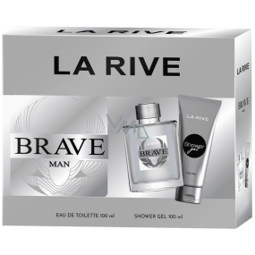 La Rive Brave Man eau de toilette 100 ml + shower gel 100 ml, gift set for men