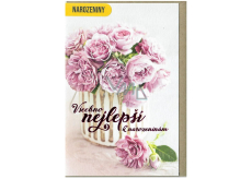 Nekupto Birthday Card Best Wishes 115 x 170 mm