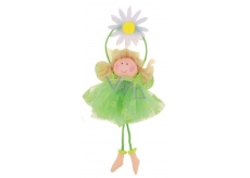 Fairy with a green skirt for hanging No.2 15 cm