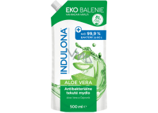 Indulona Aloe Vera antibacterial liquid soap replacement cartridge 500 ml