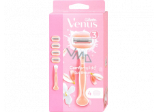 Gillette Venus Venus ComfortGlide Spa Breeze 3 blade shaver + 4 replacement heads for women