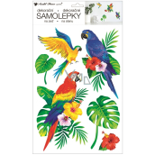 Wall sticker parrots 24 x 42 cm