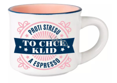 Albi Espresso Mug - Against stress, it takes calm and espresso 45 ml