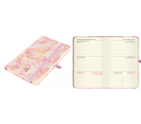 Albi Pocket Diary 2025 with rubber band - Petals 9,3 x 15 x 1,3 cm