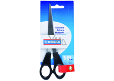 Donau Office scissors symmetrical black 16 cm