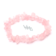 Rosie's bracelet elastic chopped natural stone 16 cm, for children, stone of love