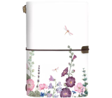 Albi Weekly luxury diary 2025 - Flowers with dragonfly 12 x 17,9 x 1,5 cm