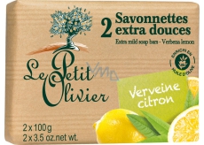 Le Petit Olivier Verbena and lemon extra mild soap with natural extracts 2 x 100 g