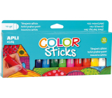 Apli Color Sticks tempera colours dry mix 12 x 10 g, set