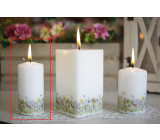 Lima Louka white candle cylinder 50 x 100 mm 1 piece