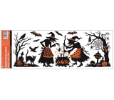 Glue-free window foil with Halloween glitter 59 x 21 cm No. 2