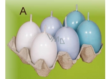 Lima Egg Scented Candle Blue 40 x 60 mm Set of 6 Pieces