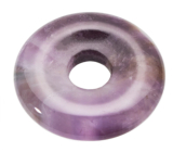 Amethyst Donut natural stone 30 mm, stone of kings and bishops