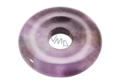 Amethyst Donut natural stone 30 mm, stone of kings and bishops