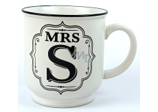 Albi Ceramic tin with Mrs S inscription 320 ml