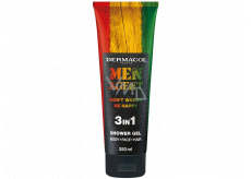 Dermacol Men Agent 3in1 Don't Worry Be Happy Shower Gel for body, face and hair 250 ml