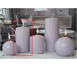 Lima Ice pastel candle light purple cylinder 80 x 150 mm 1 piece