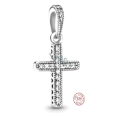 Charm Sterling silver 925 Religious charms Cross, pendant for bracelet religion