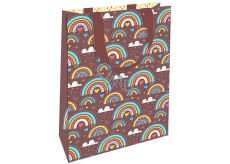 Nekupto Gift paper bag 11 x 17,5 x 8 cm Rainbow