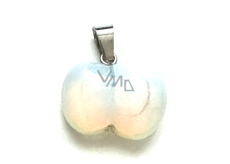 Opalit Apple of Knowledge pendant synthetic stone 1,5 cm, stone of wishes and hopes