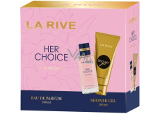 La Rive Her Choice eau de parfum 100 ml + shower gel 100 ml, gift set for women