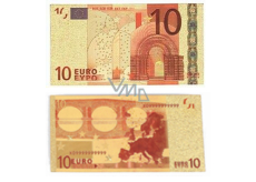 Talisman Gold plastic banknote 10 EUR