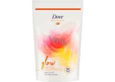 Dove Glow bath salt with the scent of red orange and rhubarb 400 g