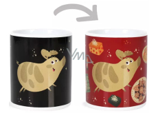 Albi Color Changing Mug Christmas Golden Pig 310 ml