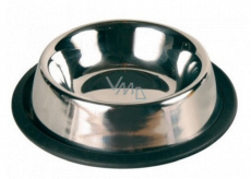 Trixie Stainless steel bowl with rubber 2.80 l diameter 33 cm