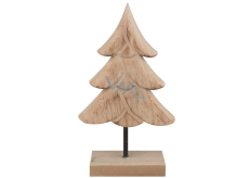 Wooden tree for standing natural 9 x 16 cm