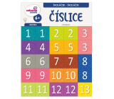 Ditipo Digits fun learning memory game getting to know the numbers from 1-20 and tens 10-90, 297 x 222 mm