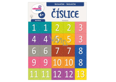 Ditipo Digits fun learning memory game getting to know the numbers from 1-20 and tens 10-90, 297 x 222 mm