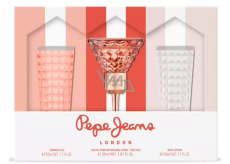 Pepe Jeans For Her parfémovaná voda pro ženy 30 ml + tělové mléko 50 ml + Ssprchový gel 50 ml, dárková sada