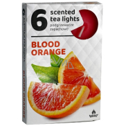 Tea Lights Blood Orange Scented Candles 6 Pieces